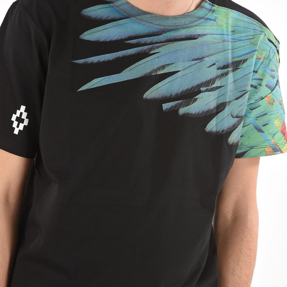 Men’s Marcelo Burlon Crew neck Lonquimay printed shirt Size Small